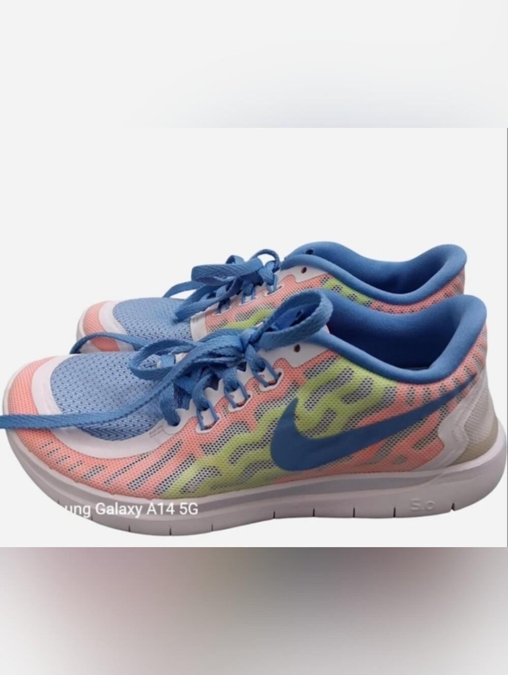 Nike Free 5.0 Girl’s Purple & Pink Lava Running Shoes Sneakers, Size 5Y